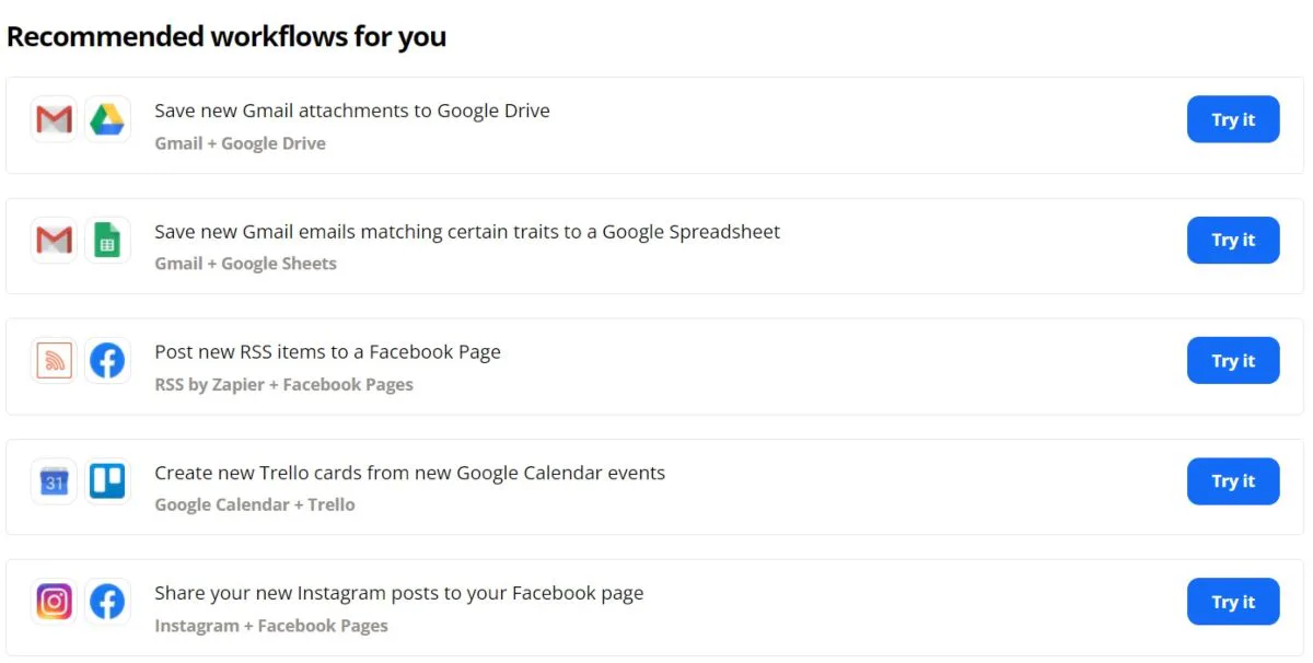 automatizaciones recomendadas