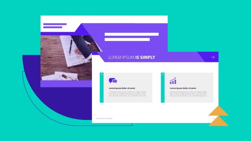 Plantilla para presentación de negocios