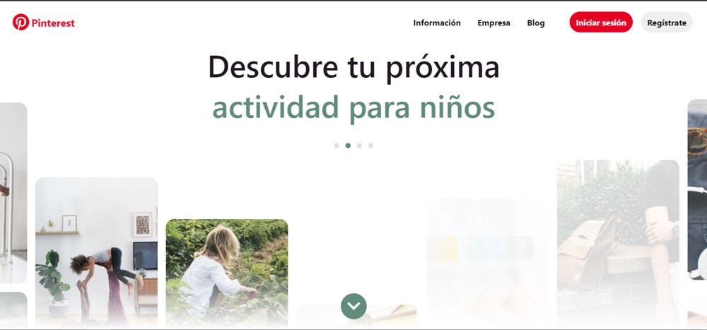 buscadores de internet pinterest