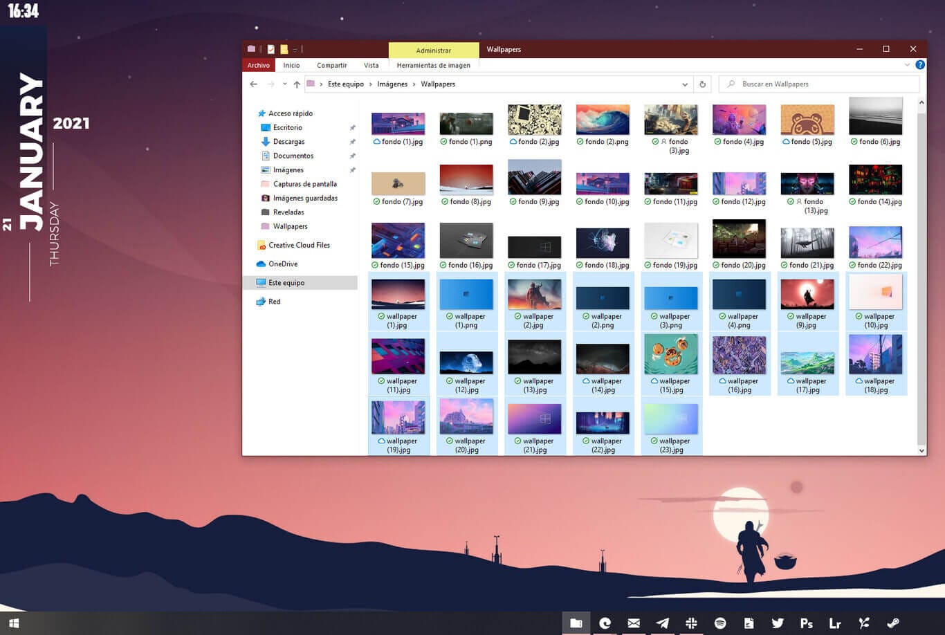 Nombre del archivo en Windows