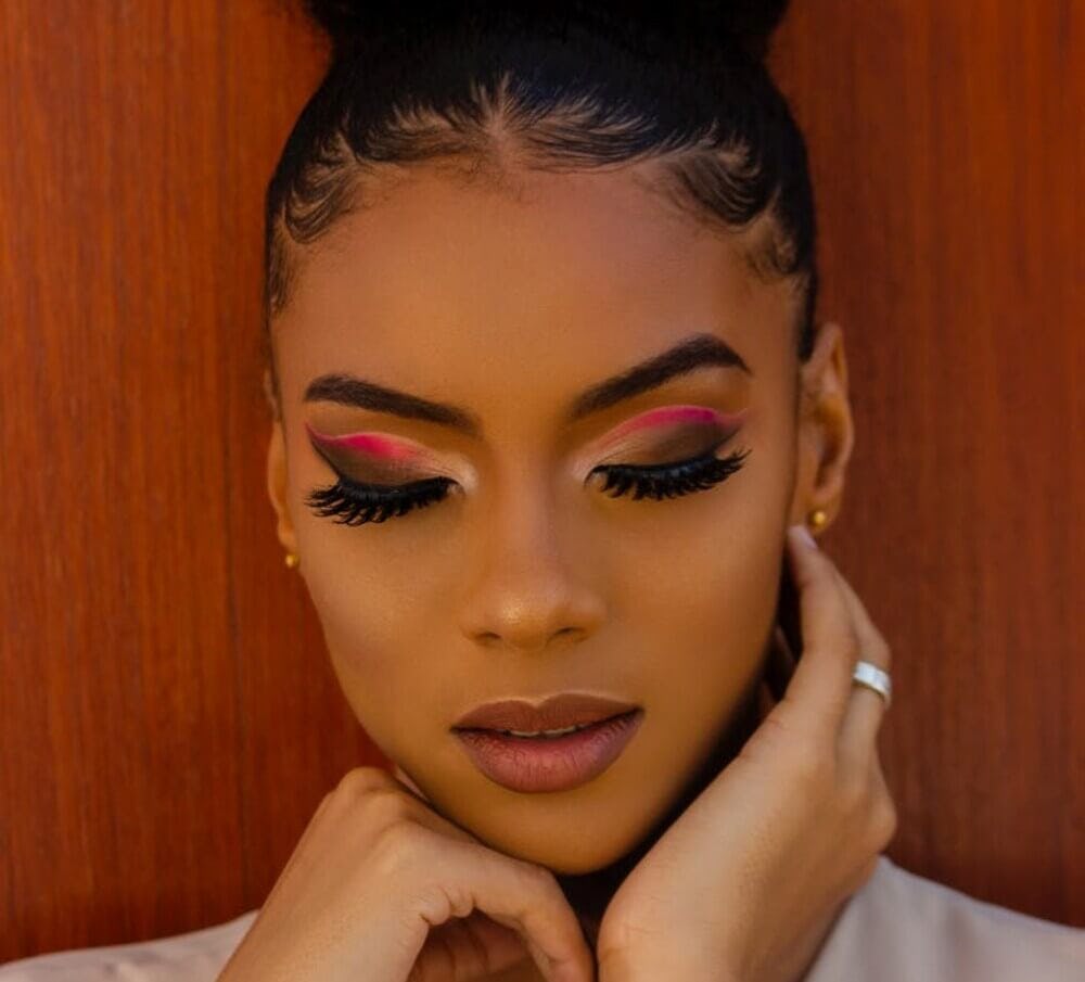 maquillaje con colores