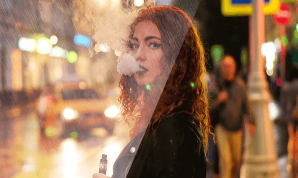 Cinematic Rain Effects infaltable dentro del pack de filtros de Photoshop