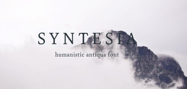 Syntesia Font para descargar gratis