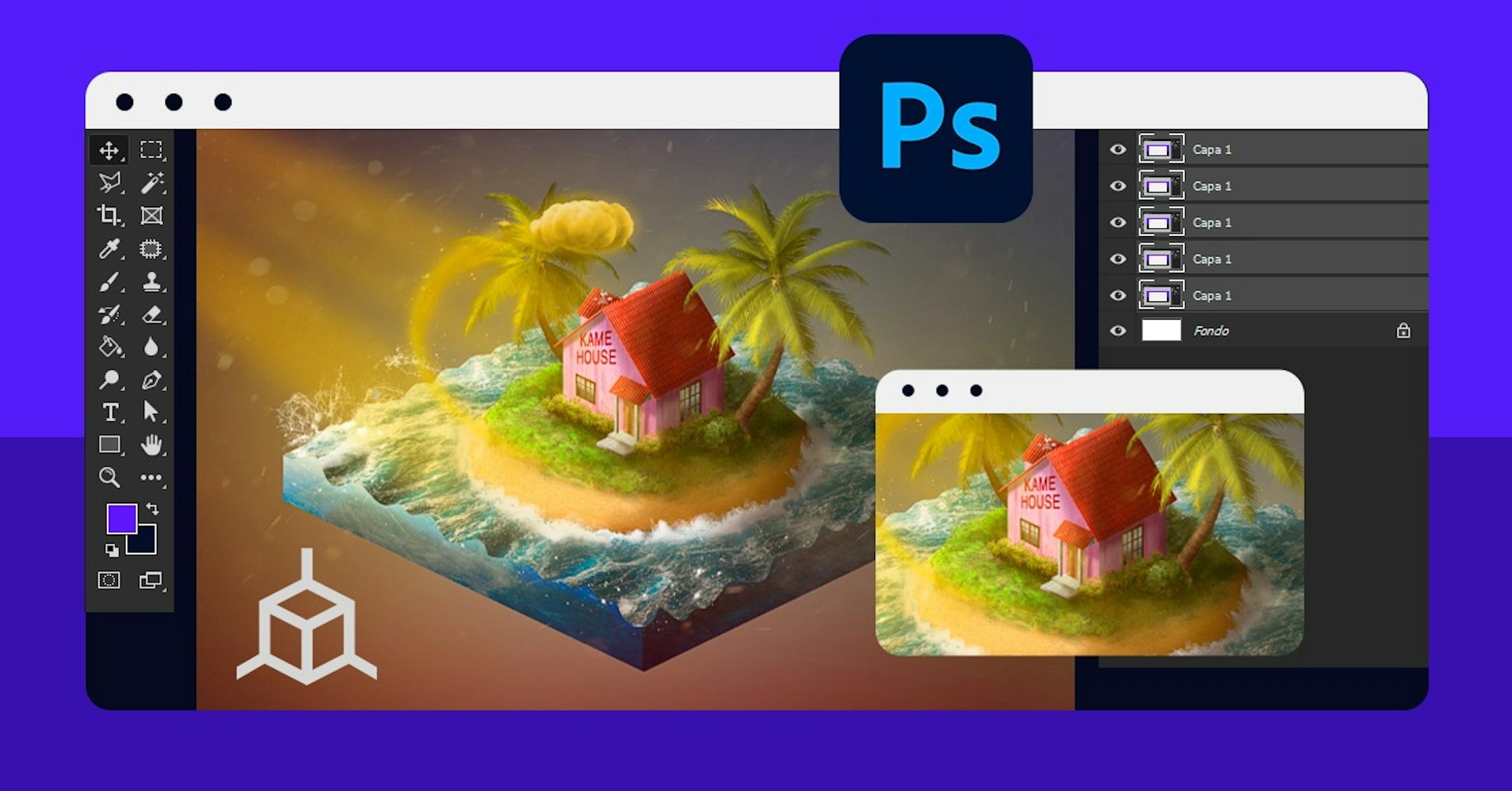 ¡Crea piezas increíbles en Photoshop con la técnica del Iso-painting!
