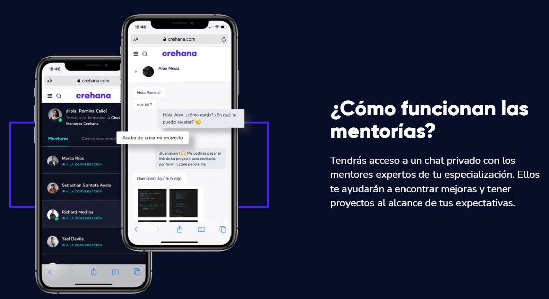 especializaciones de Crehana