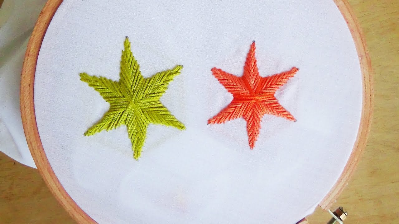 como bordar estrellas