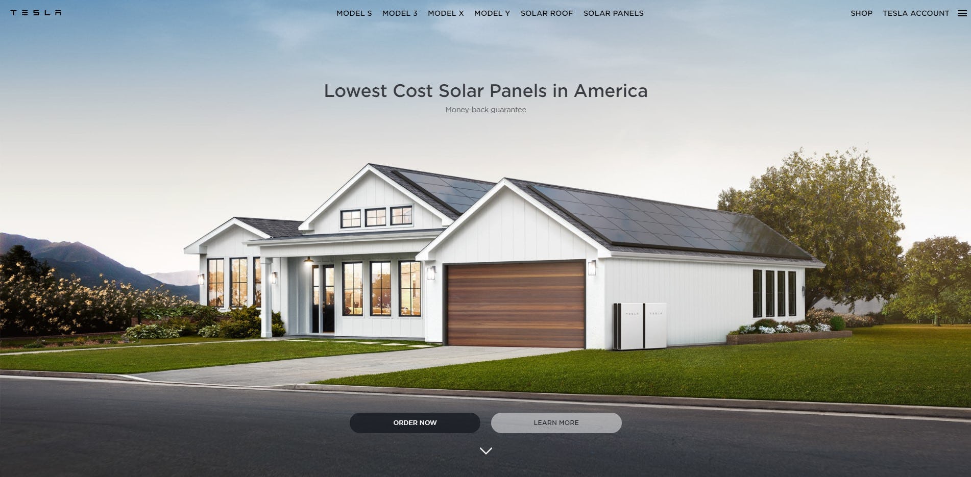 landing page moderna