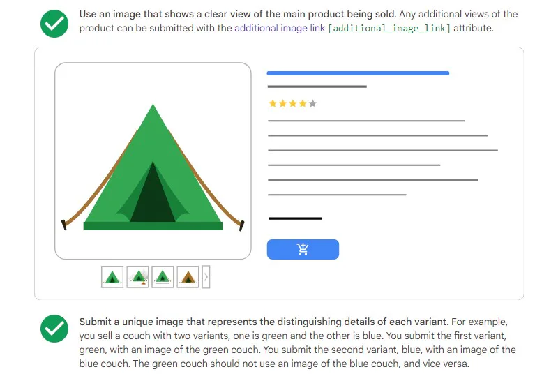 Imágenes para Google Shopping