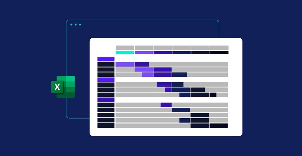 plantilla diagrama de gantt gratis