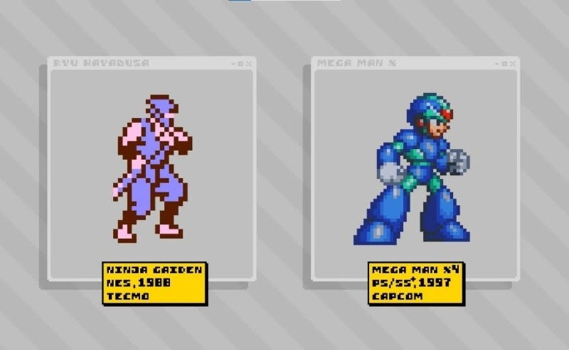 Crear pixel art Megaman