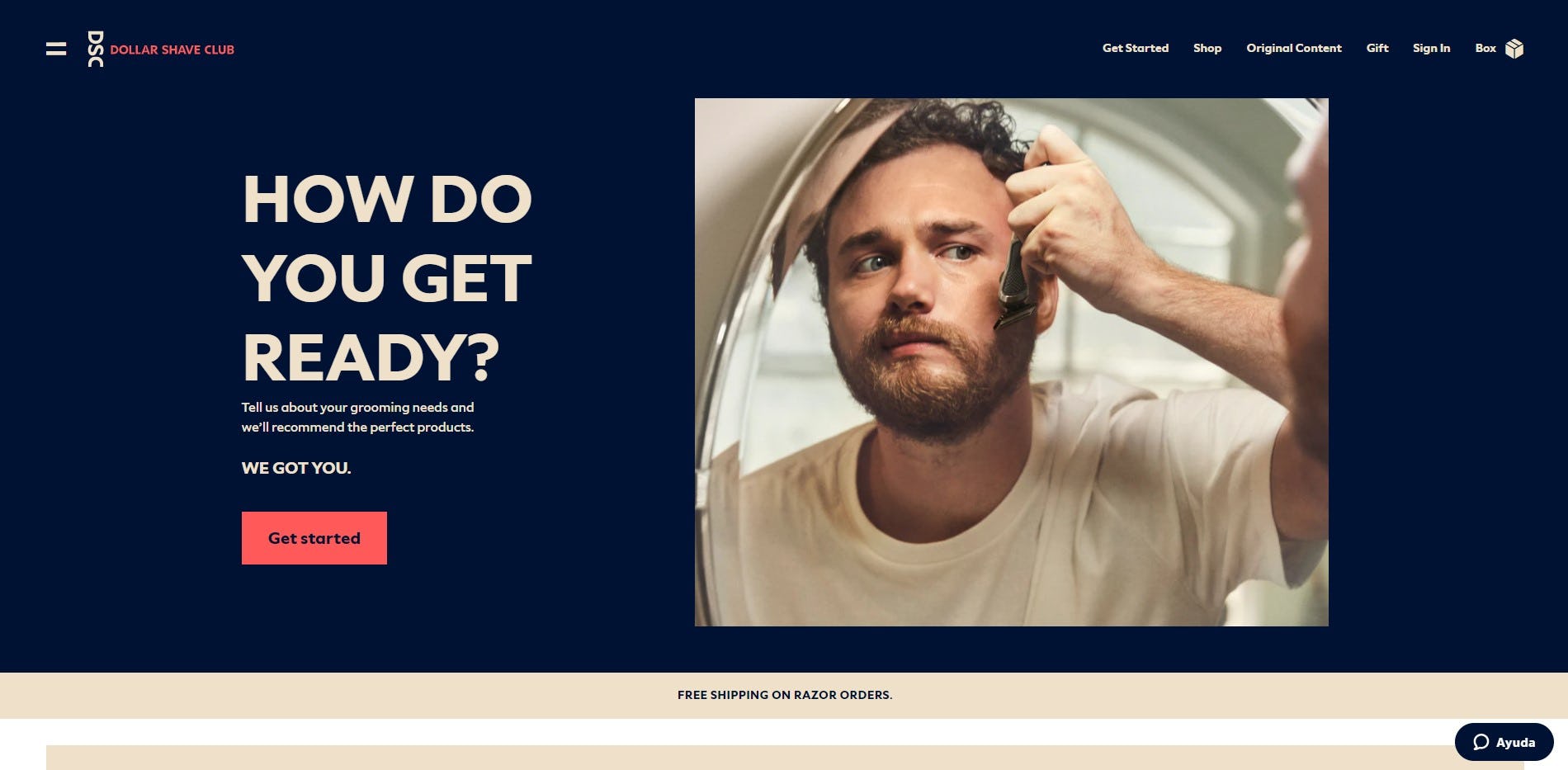 landing page personalizable