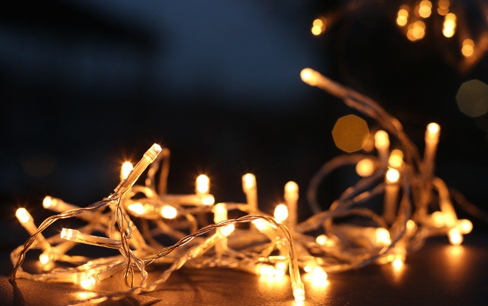 luces de navidad circuito electrico en serie