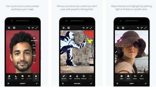 Adobe Photoshop Fix edición fotográfica