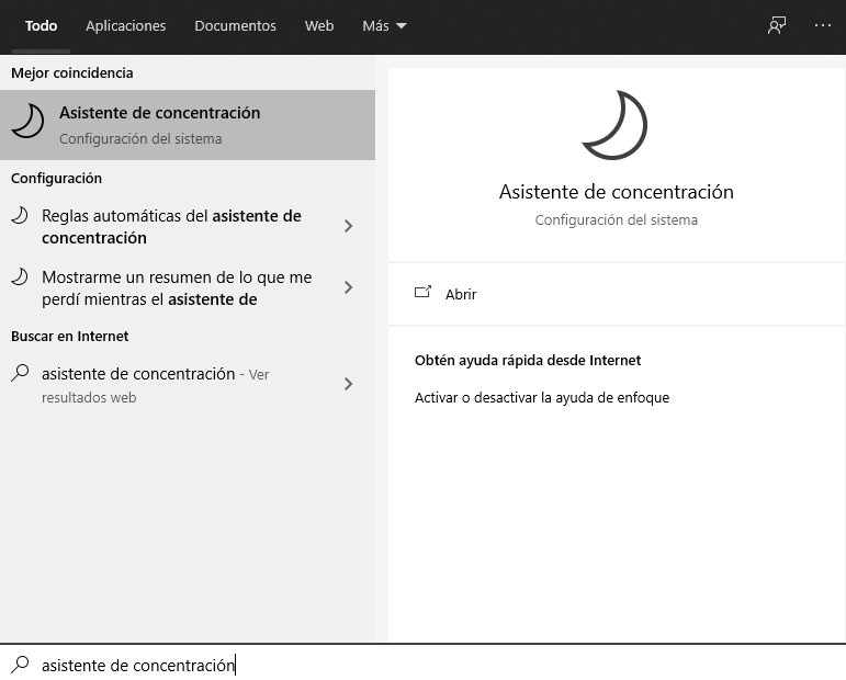 bloquear notificaciones en Windows