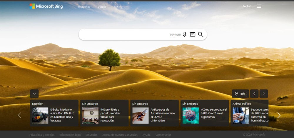 buscadores de internet bing