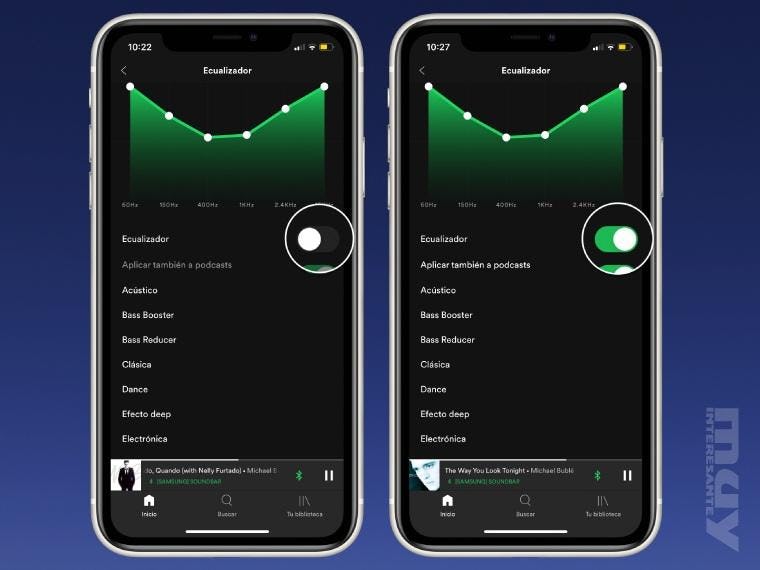 ecualizador spotify