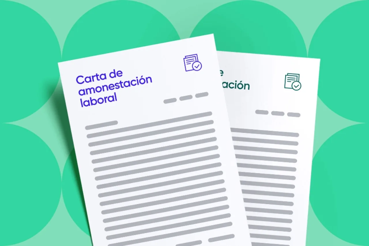 Carta de amonestación laboral