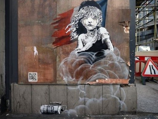 les miserables banksy