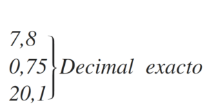 Decimal exacto