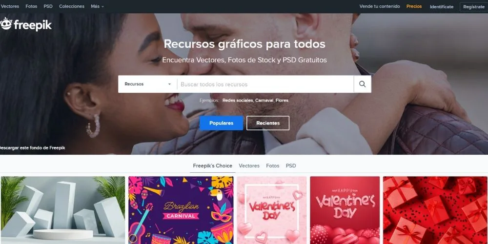 Páginas de fondos de pantalla Freepik