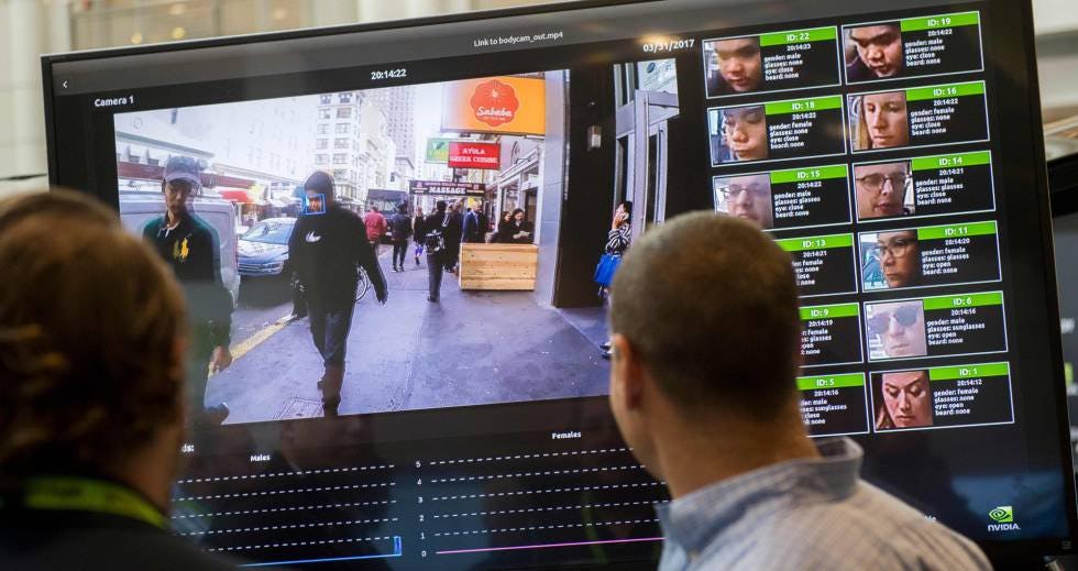 Cámara de seguridad con identificación facial