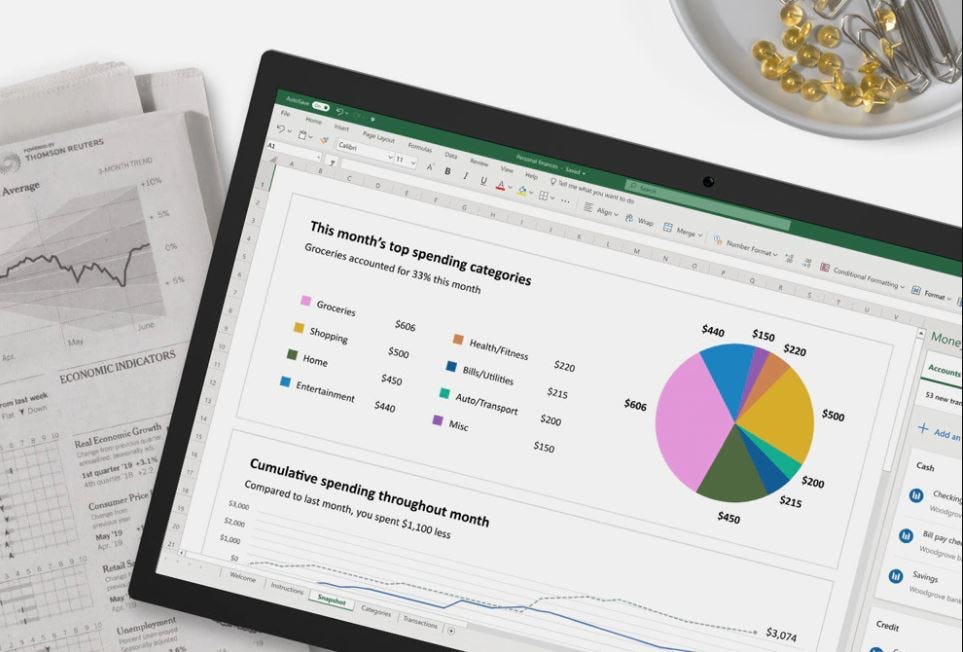 Datos tabulares en Excel