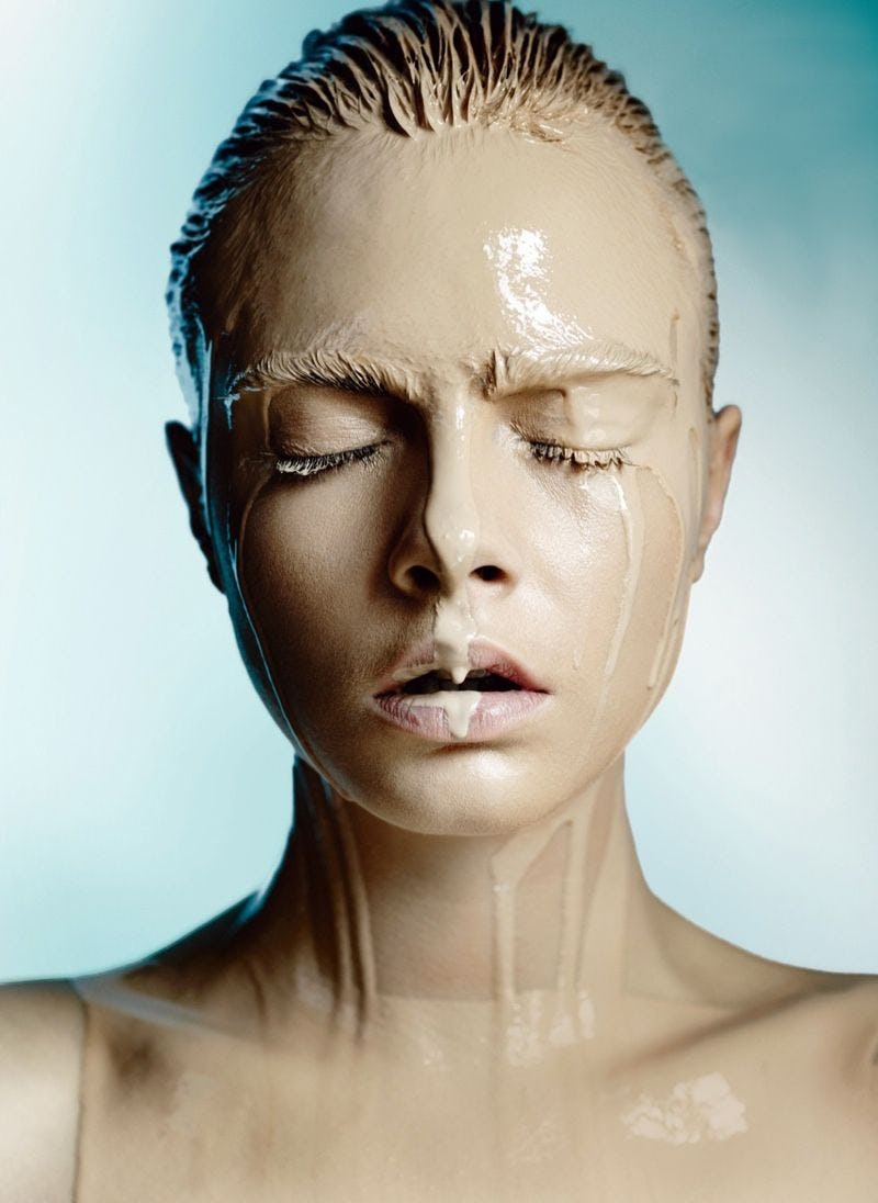 fotografía de moda y belleza mario testino cara delevigne retrato