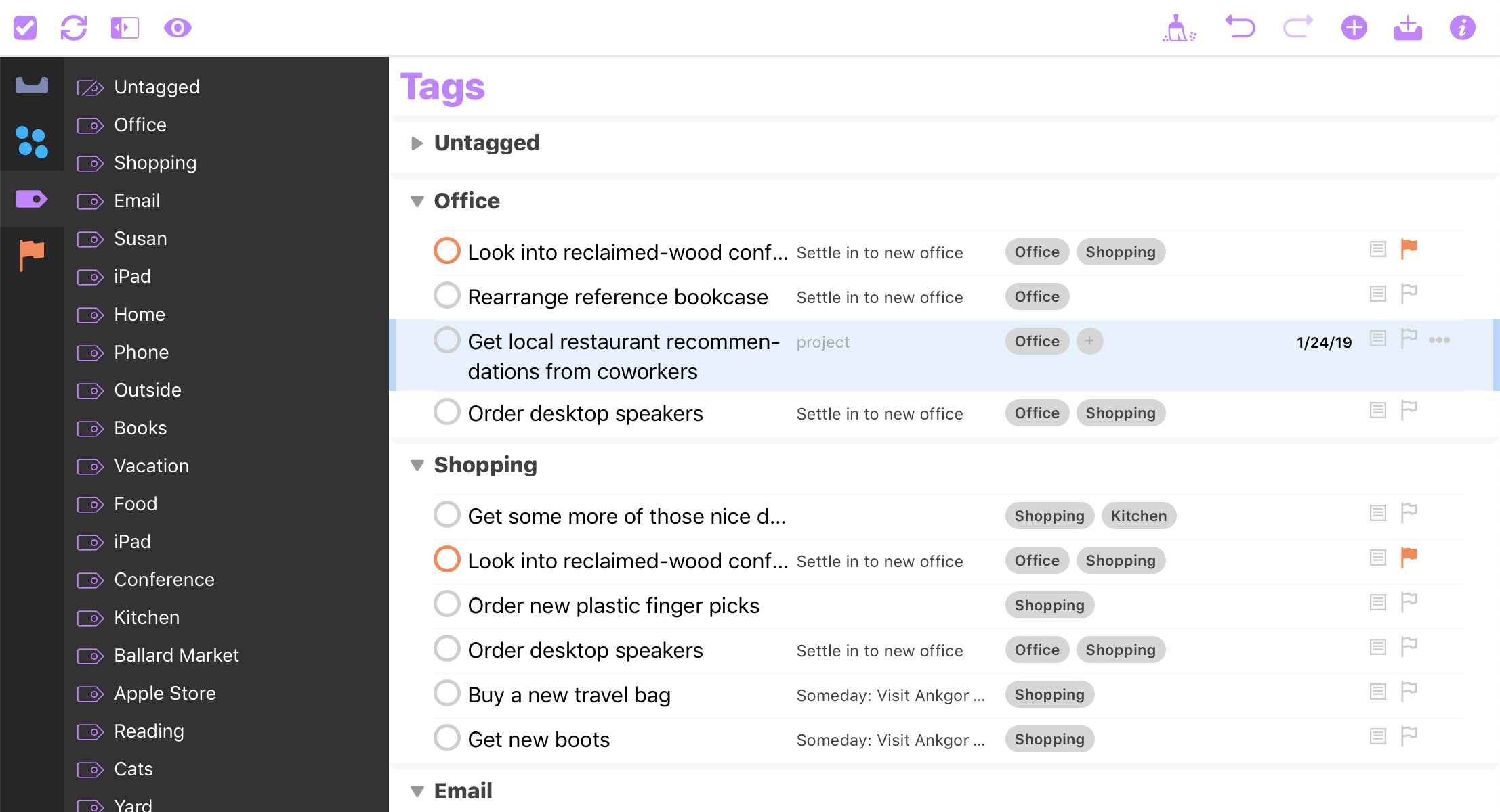 omnifocus apps para organizarse