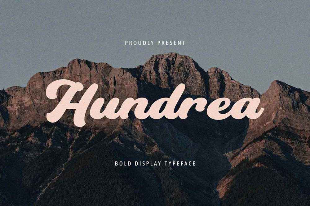 Hundrea font