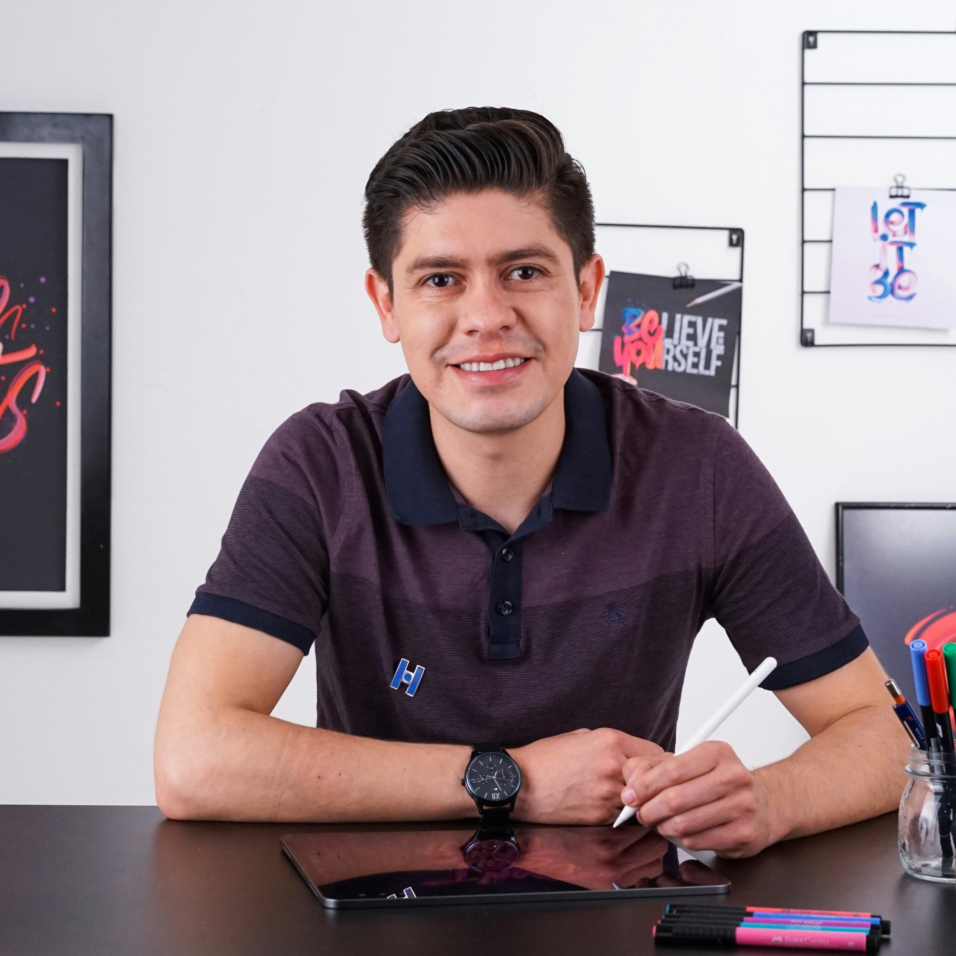 retrato de Luis Lili