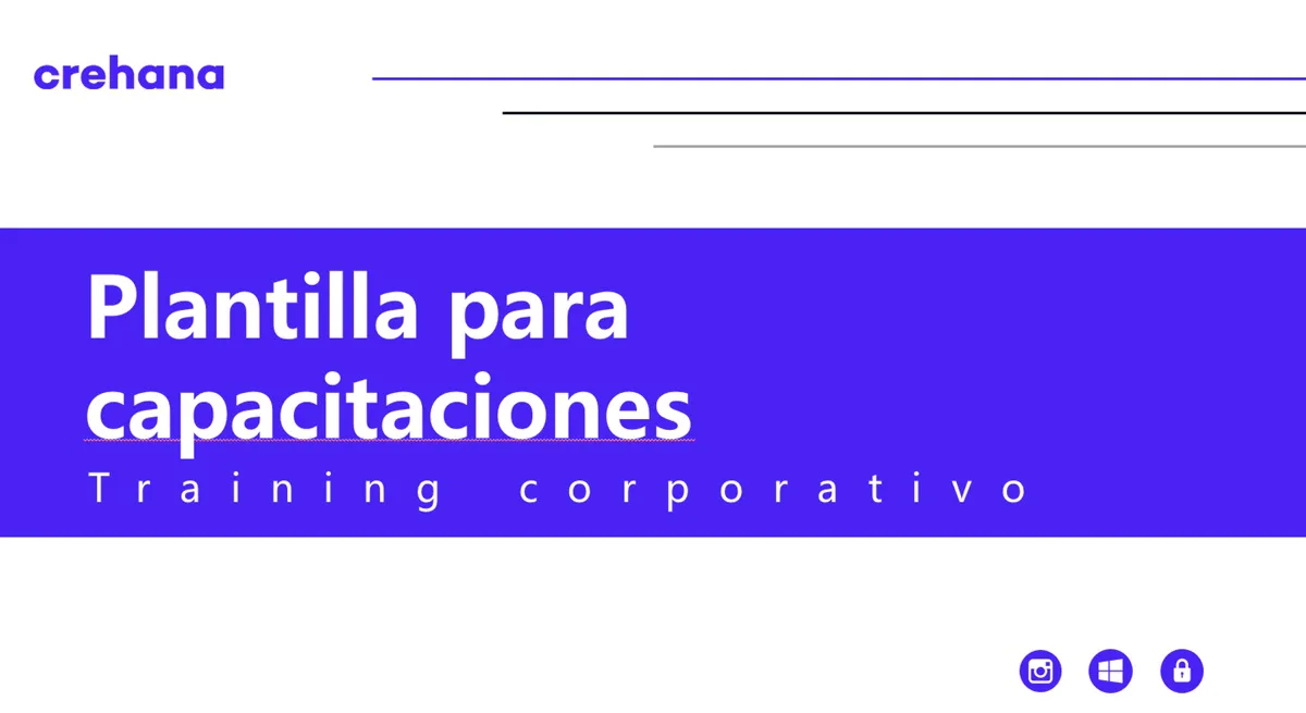 Plantilla para capacitaciones