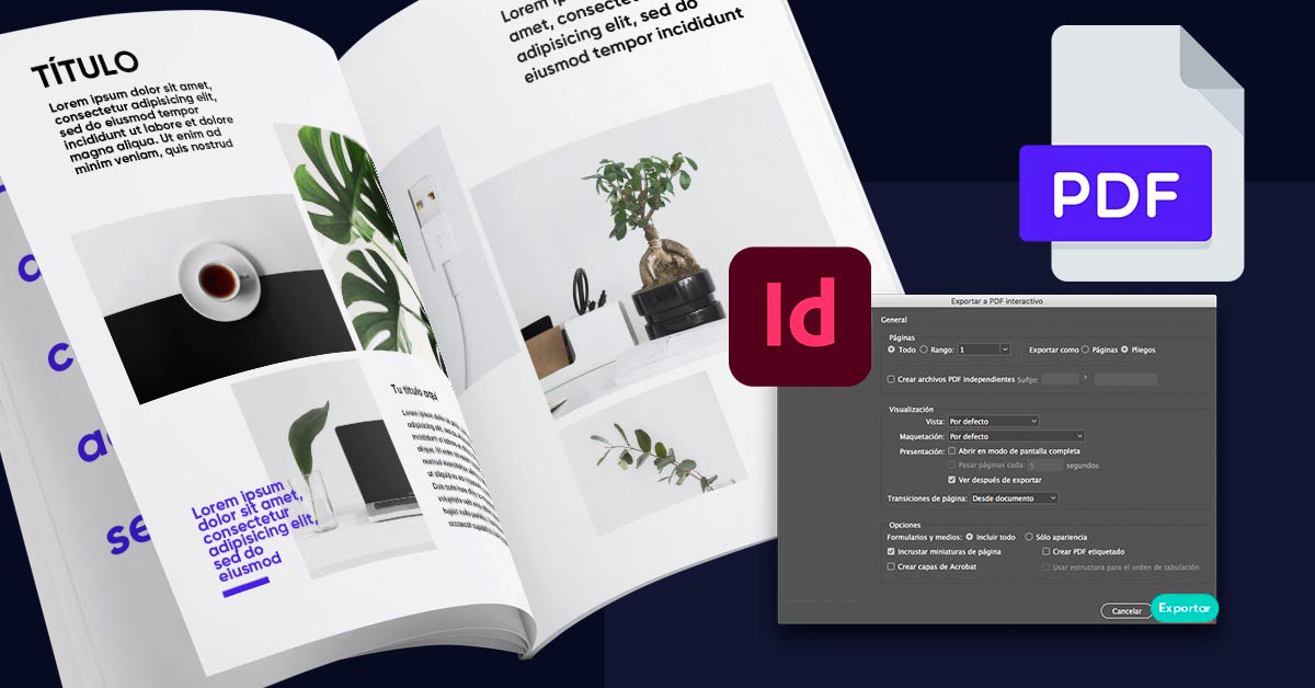 ????¿Cómo hacer un PDF interactivo en InDesign?