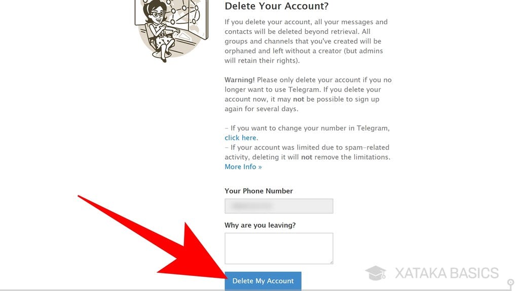 ¿Cómo eliminar mi cuenta de Telegram ahora?