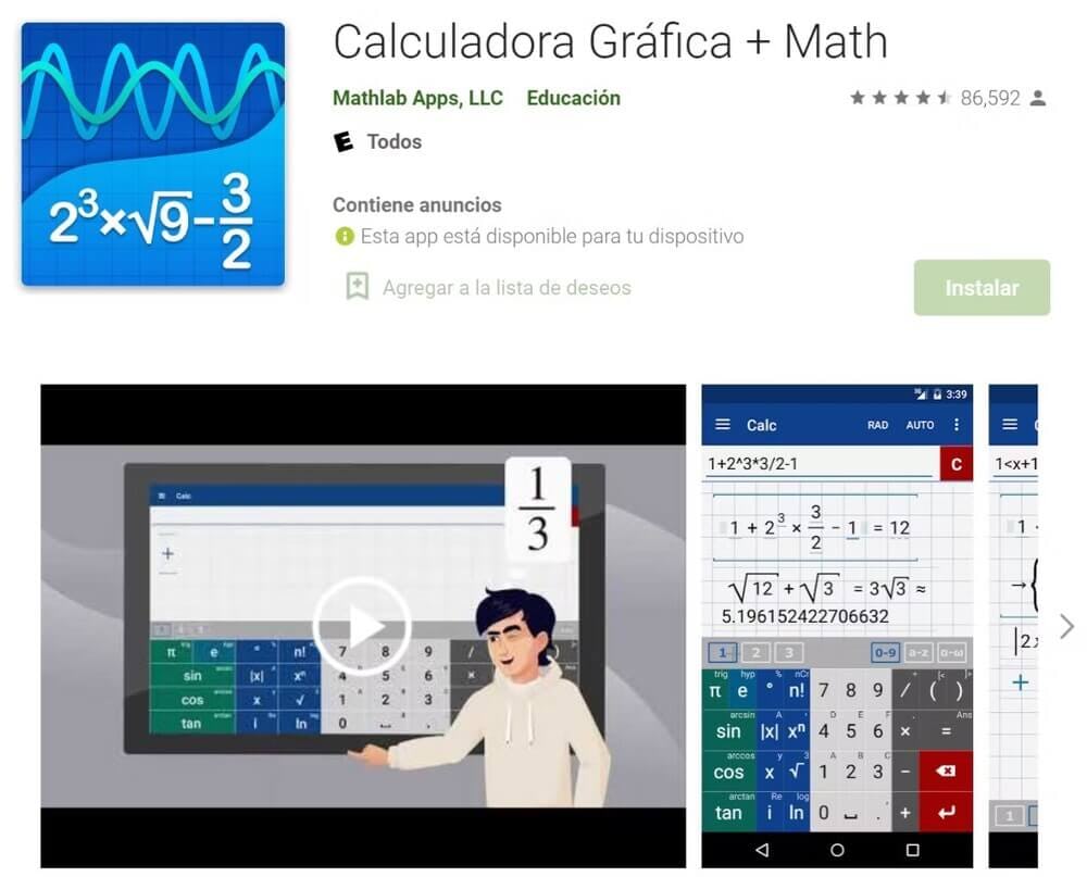 app para resolver problemas de matematicas