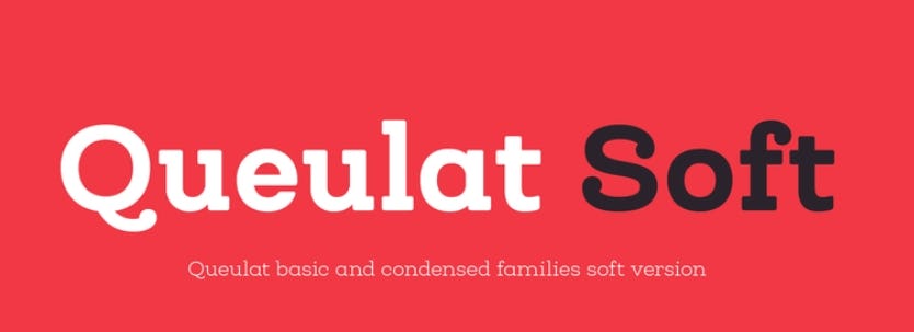 Mejores tipografías para tarjetas personales Queulat Font