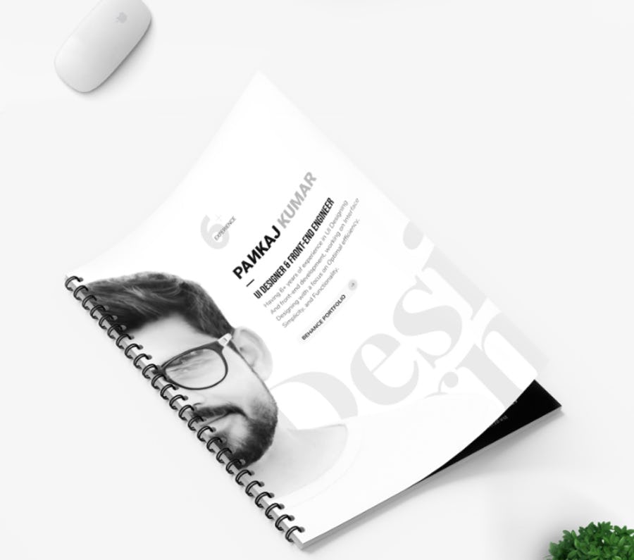 CV creativo Pankaj Patel