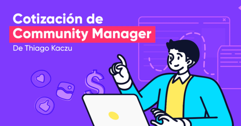 formato de cotización de community manager 