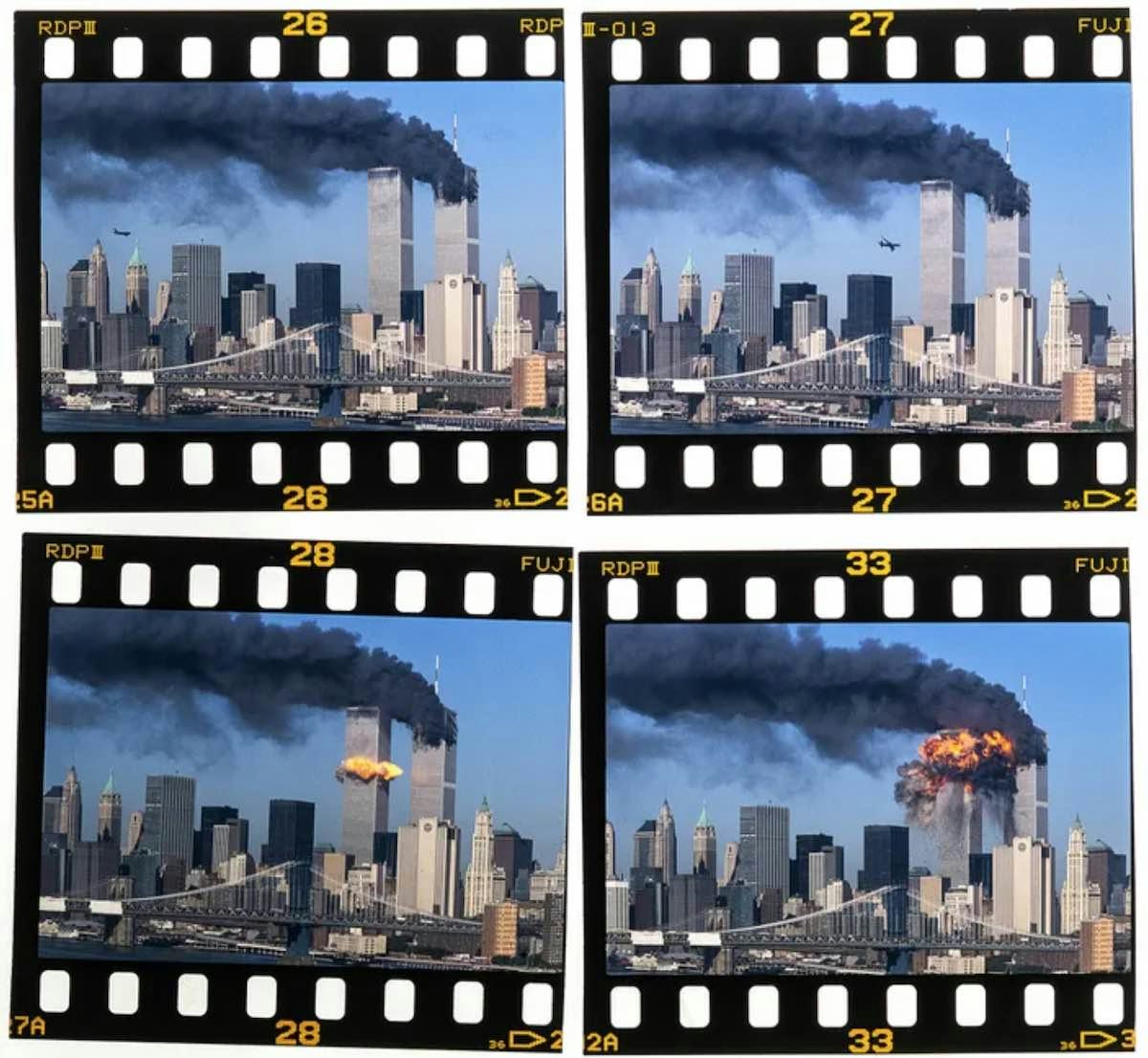 foto de ataque a las torres gemelas