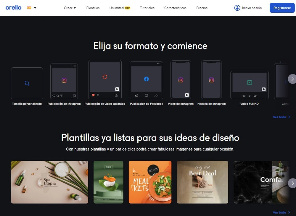 crello redes sociales