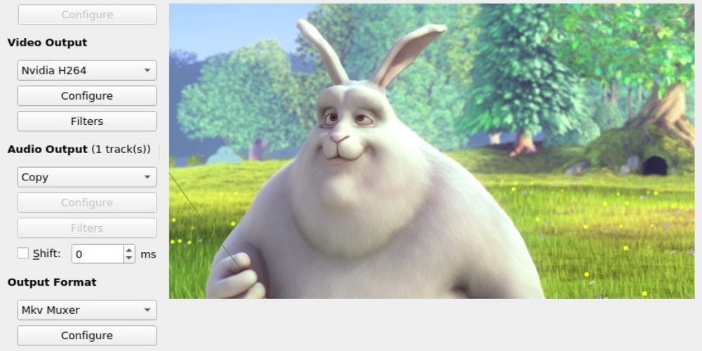 Avidemux editor de video