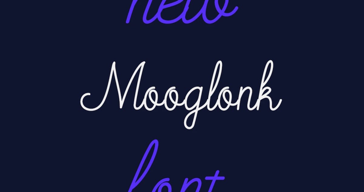 mooglonk font fuente tipográfica