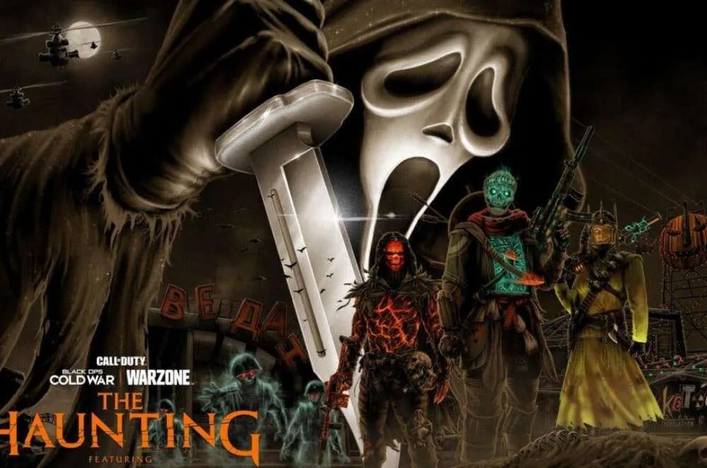 un jugador de call of duty warzone portando un hacha de mano para atacar