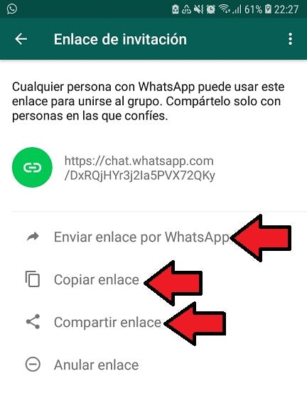 Enlace de Invitación de WhatsApp