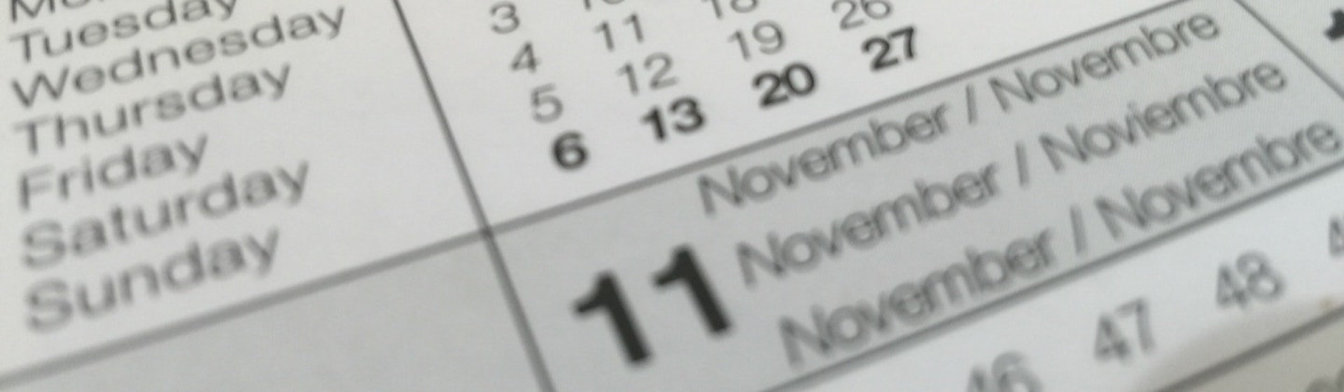 ¿Cómo escribir la fecha en inglés sin entrar en pánico al ver el calendario?
