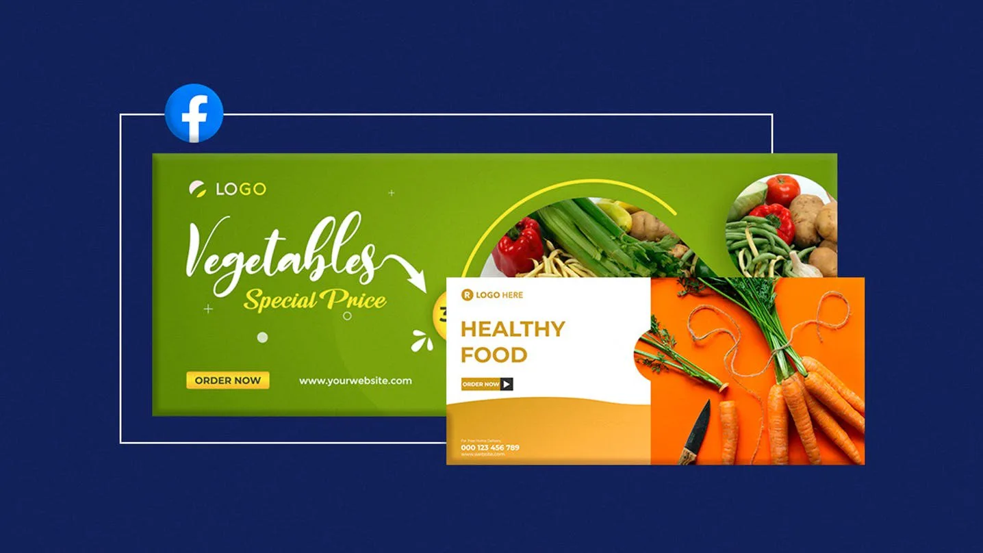 Social media post template