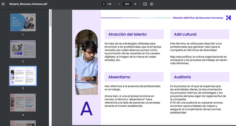 glosario de Recursos Humanos