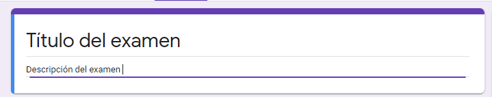titulo del examen