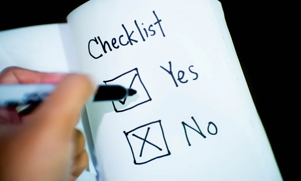 checklist de la estrategia de campaña