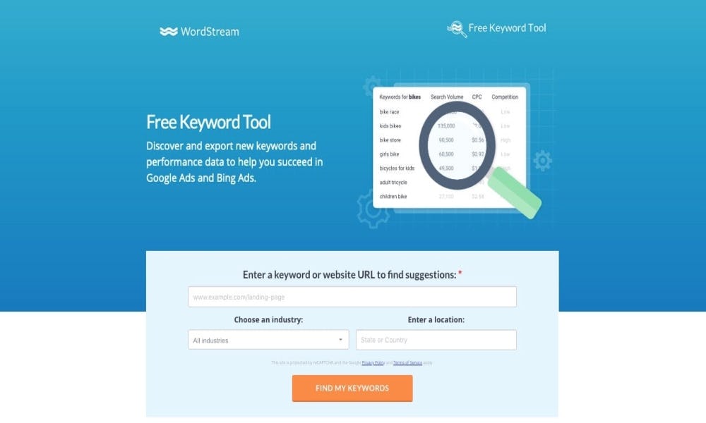 WordStream como una de las mejores herramientas de investigación palabras clave
