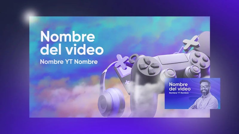 Plantillas de miniaturas para YouTube